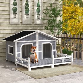 Dog House- Gray, White ( Amazon Shipping)(Prohibited by WalMart) Dog House- Gray, White ( Amazon Shipping)(Prohibited by WalMart)